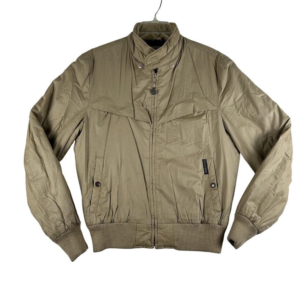 Vintage William Barry Jacket Mens Medium Struggle Gear Bomber Lined 90s Missing